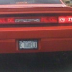 Wordless Wednesday: Dad’s License Plate Thumbnail