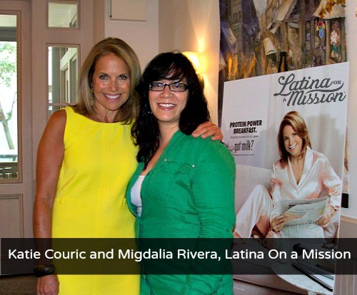 Katie Couric and Migdalia Rivera, Latina On a Mission