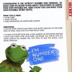 Muppets Most Wanted Activity Sheet: Invisible Notes | LatinaOnaMission.com