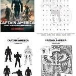 Captain America Activity Sheets | Latina On a Mission