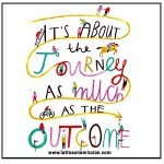 Quote: It’s about the jouney as much as the outcome | latinaonamission.com