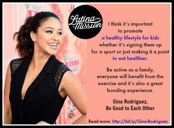 Gina Rodriguez Healthy Lifestyle for kids (1)