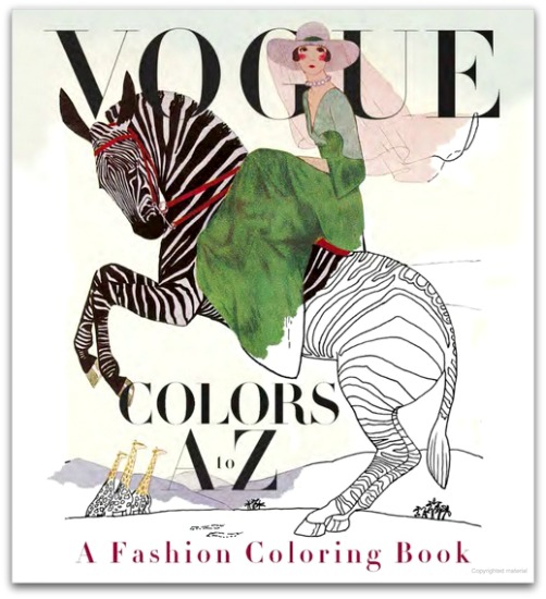 Vogue Colors A to Z Fashion Coloring Book | Latina On a Mission