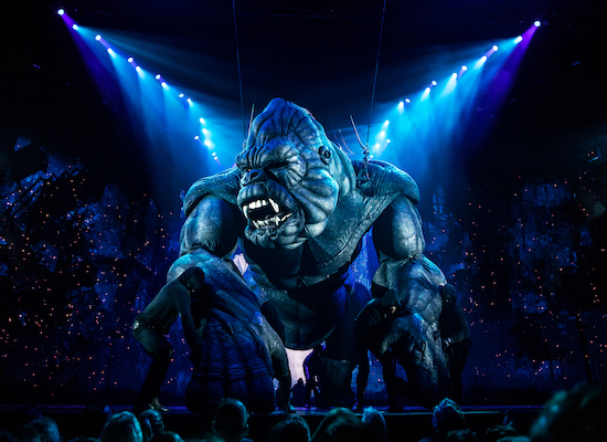 Shown: King Kong in the King Kong Broadway play. 